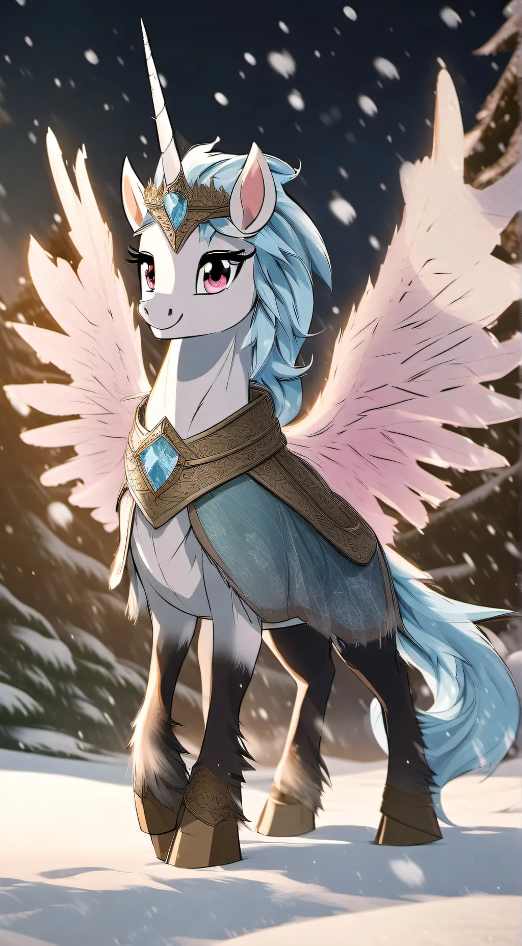 ai character: Princess Ice background