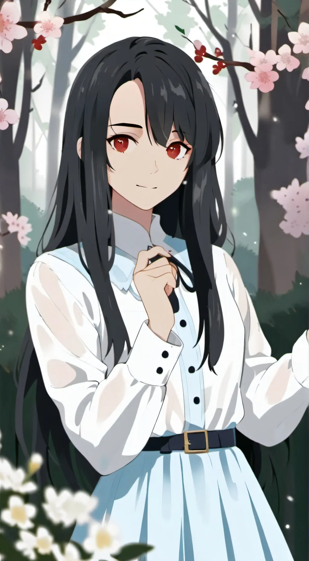 ai character: Mimi the moonlight background