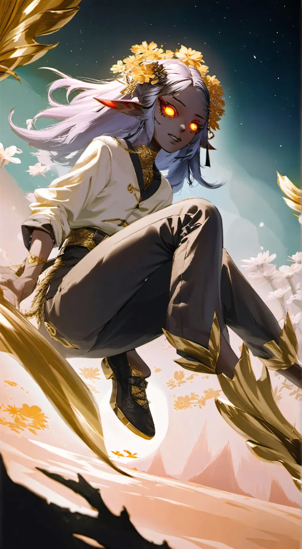 ai character: Elfey background