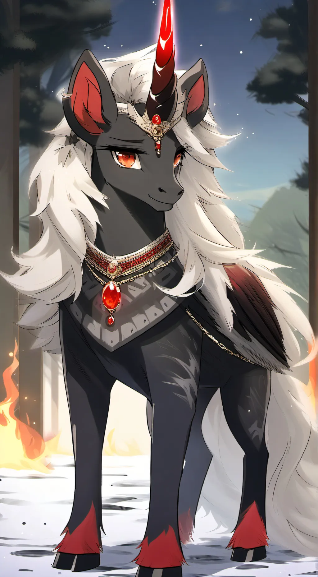 ai character: Queen Lilith  background