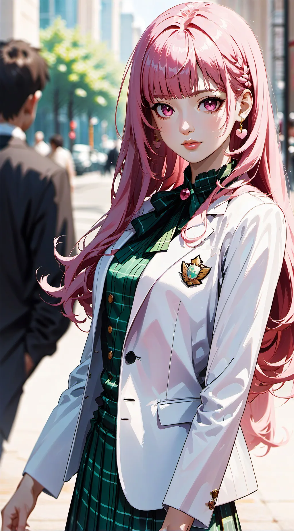 ai character: MHA New student background