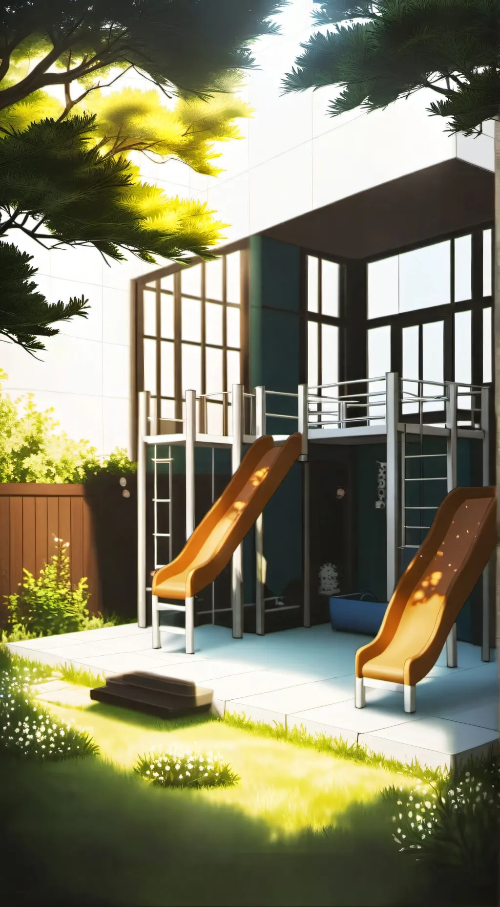 ai character: Daycare background