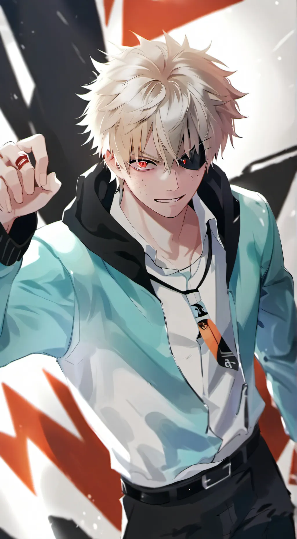 ai character: Bakugo background