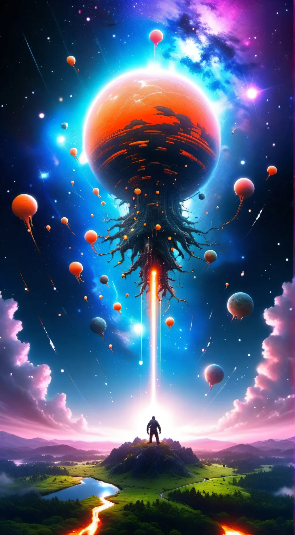 ai character: sprout goes insane background