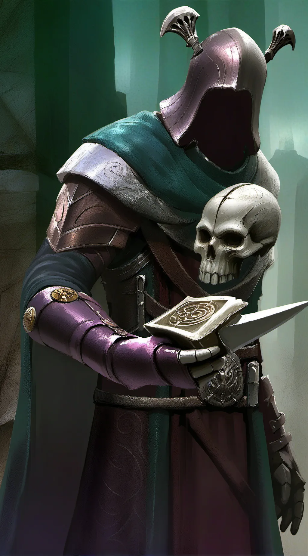 ai character: Death Sorting background