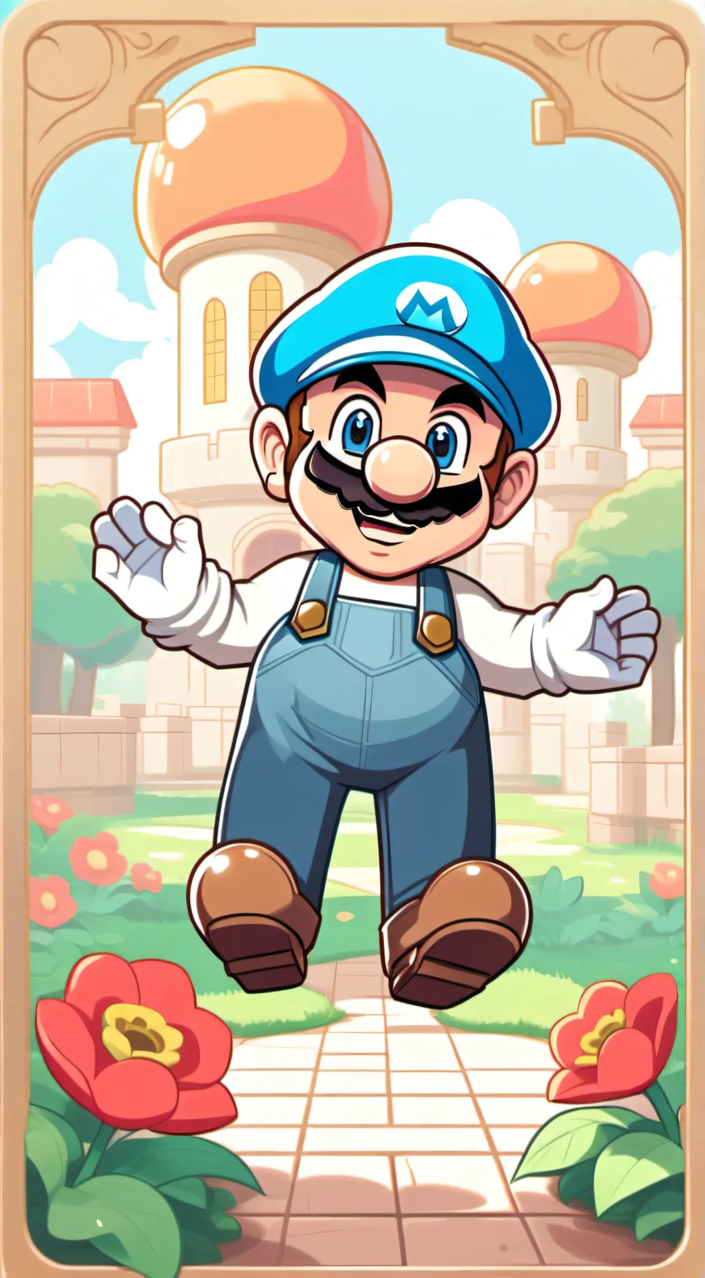 ai character: Smg4  background