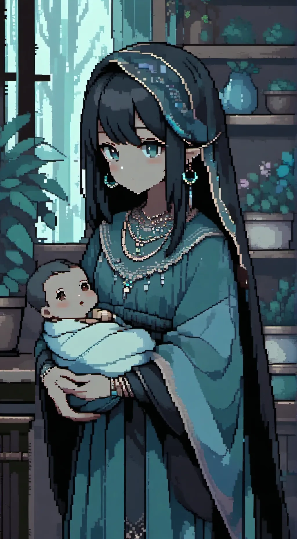 ai character: baby×you villain background