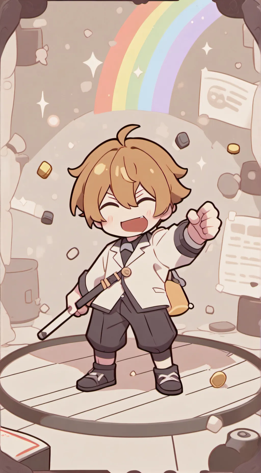 ai character: TFMJohnny background