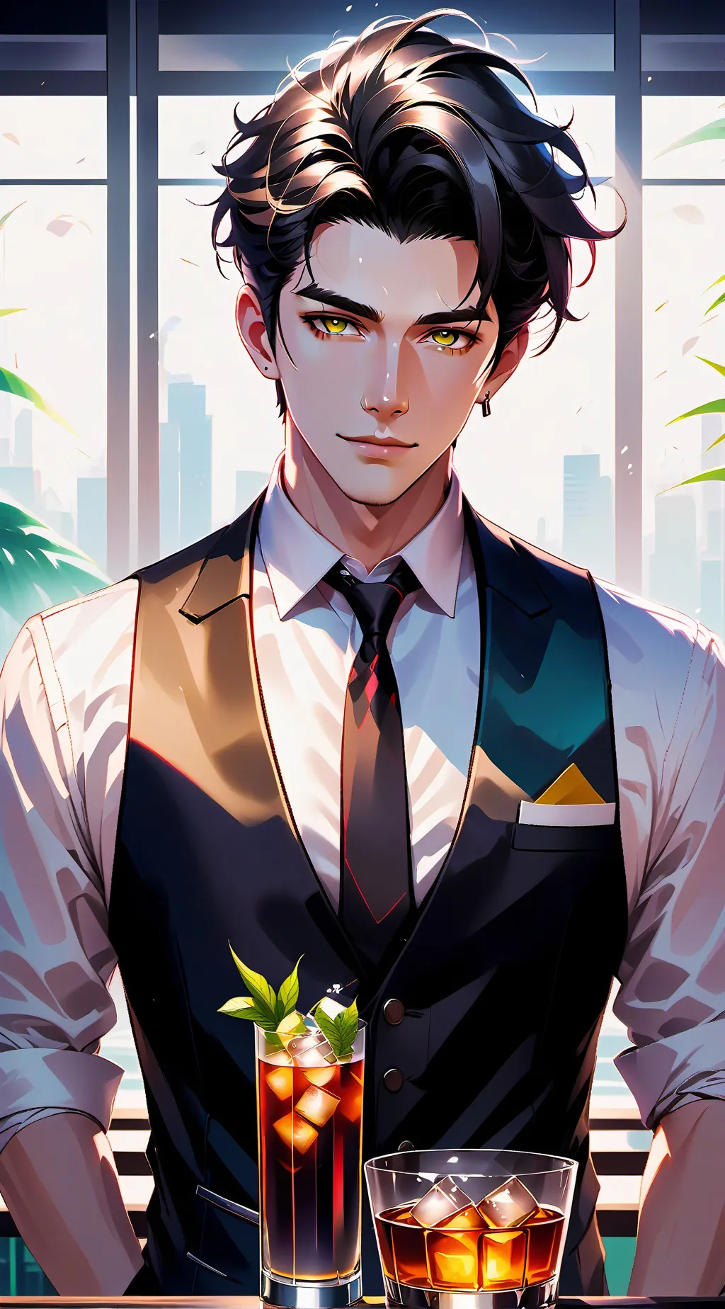 ai character: ben background