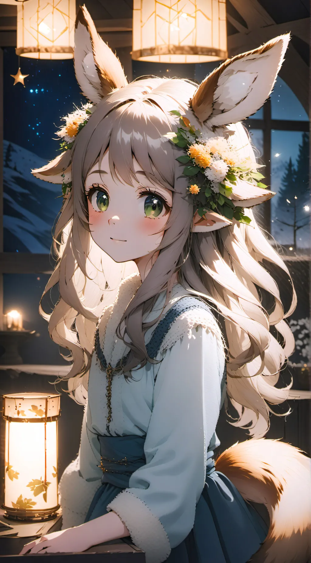 ai character: Fawn Spiritling background