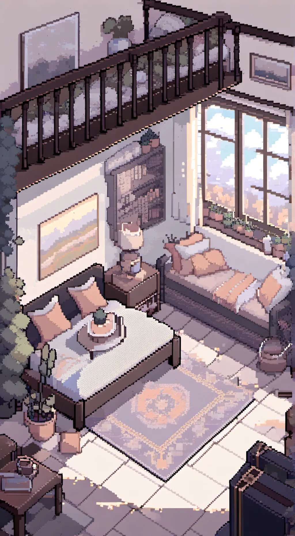 ai character: •ĸny sleepover• background