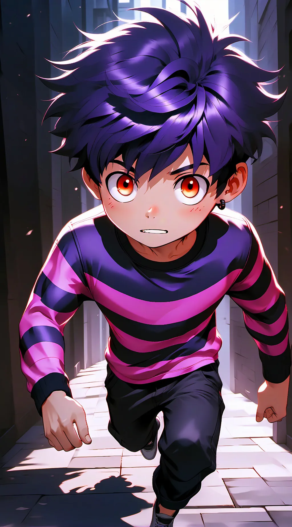 ai character: Letgetouttahere background