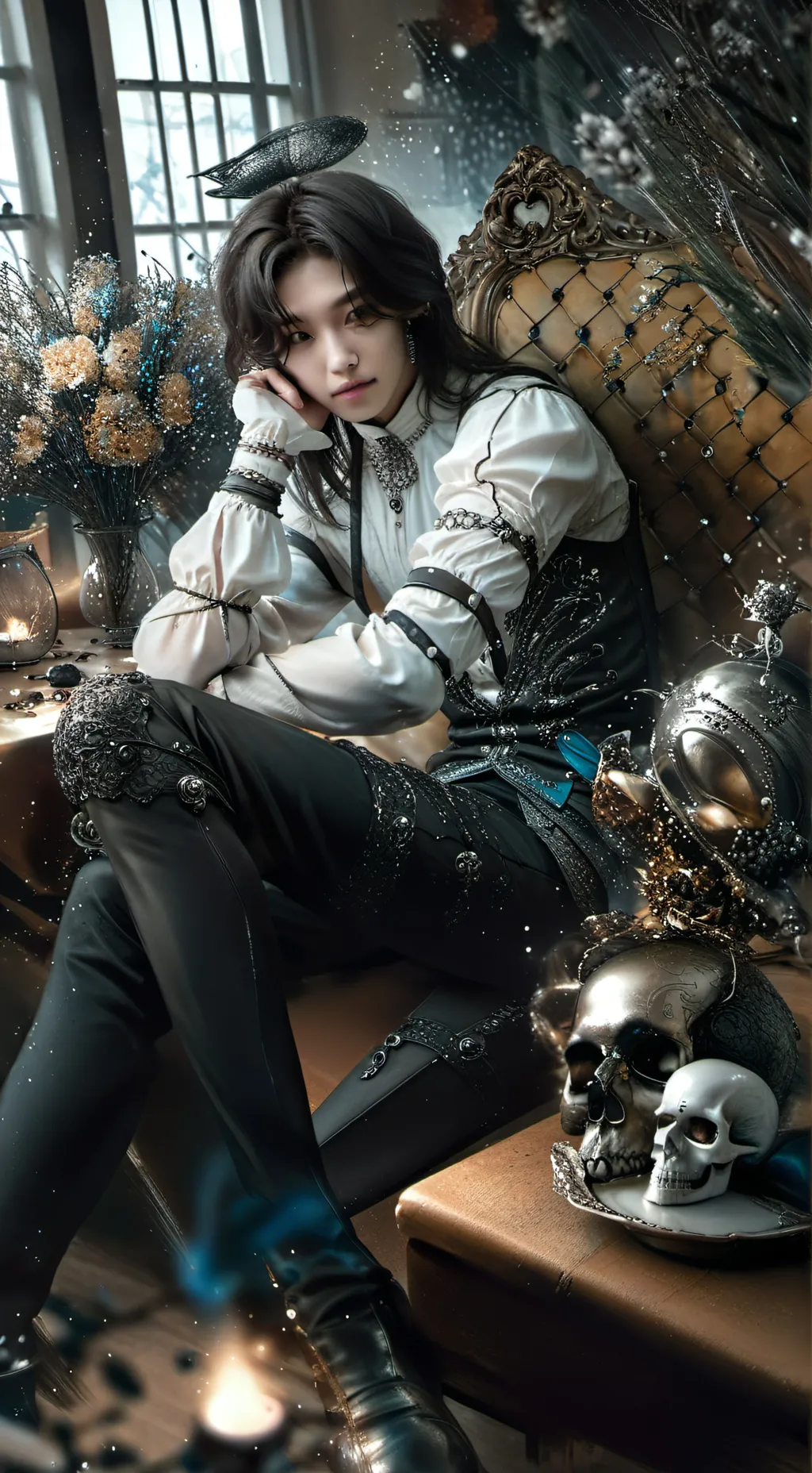 ai character: \You and your bf/ background