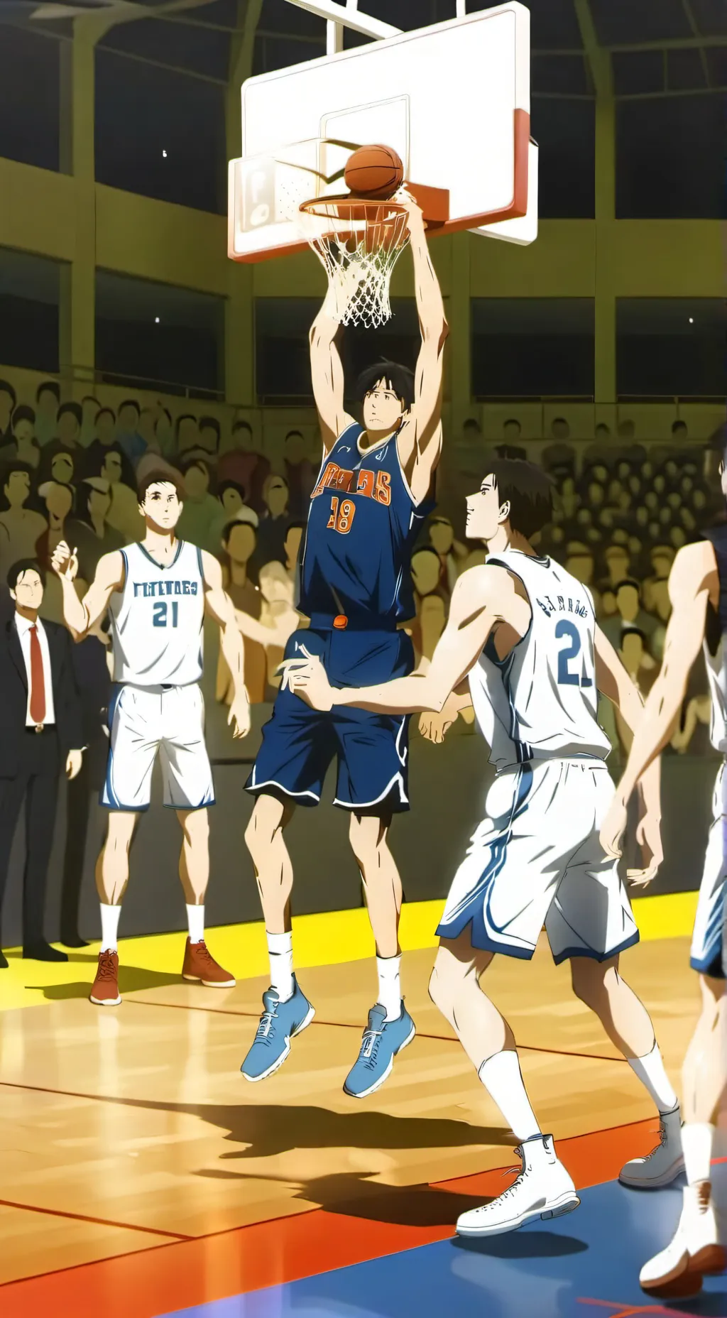 ai character: Level Scorer background