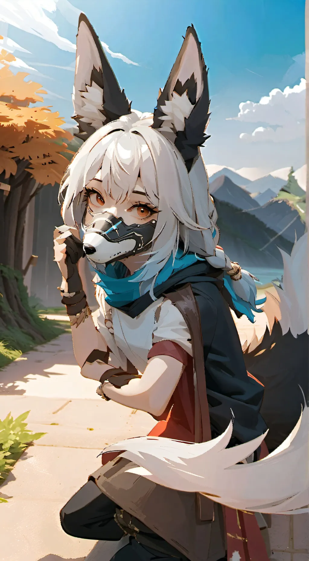 ai character: Therian Girl 🦋 background