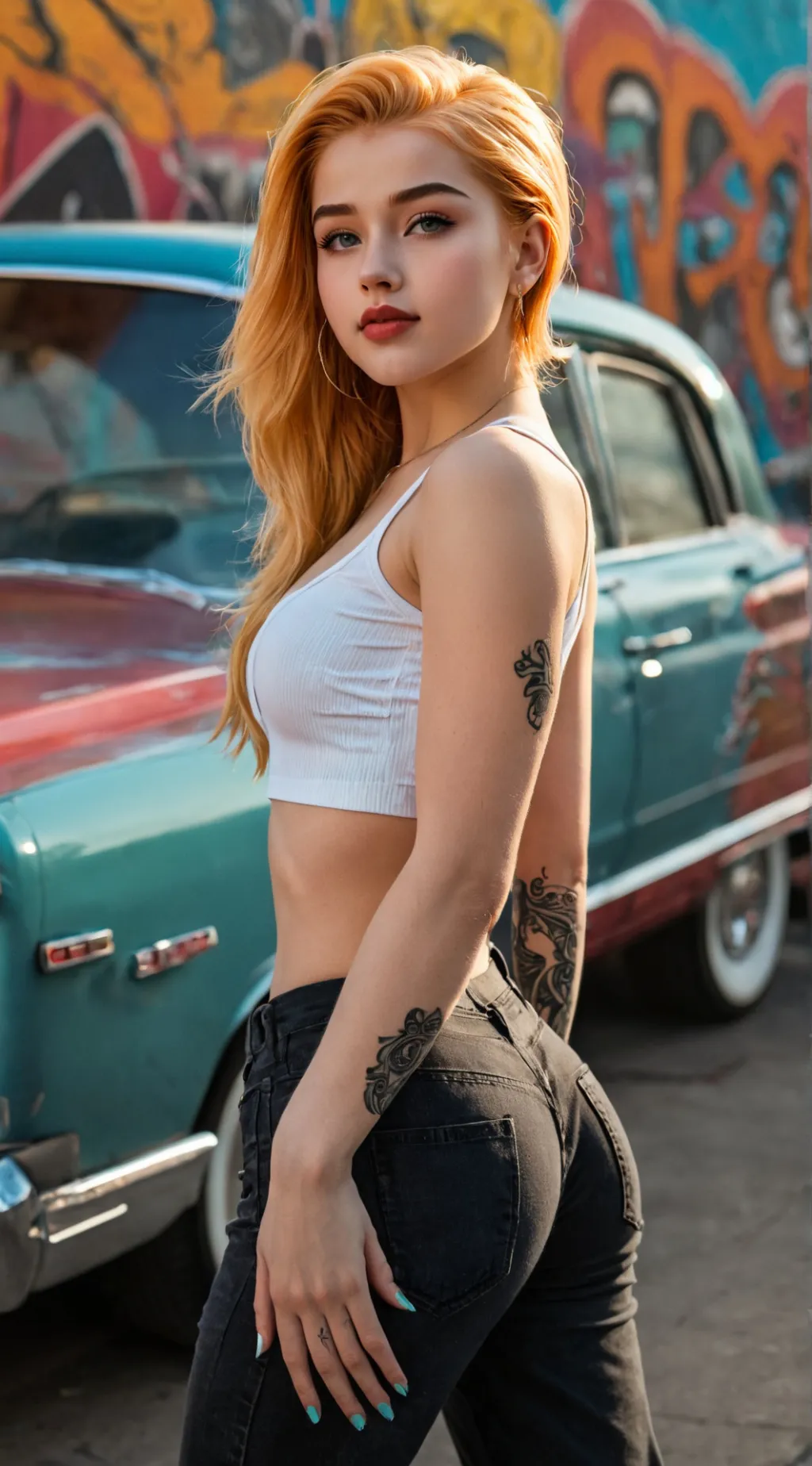 ai character: Cielo background