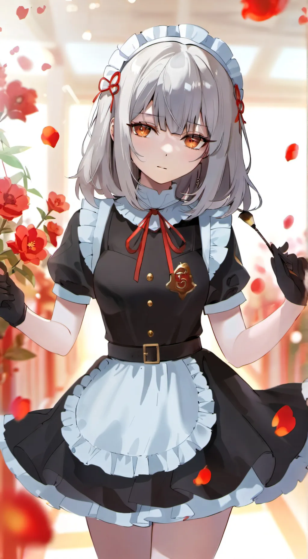 ai character: Servant Flara background