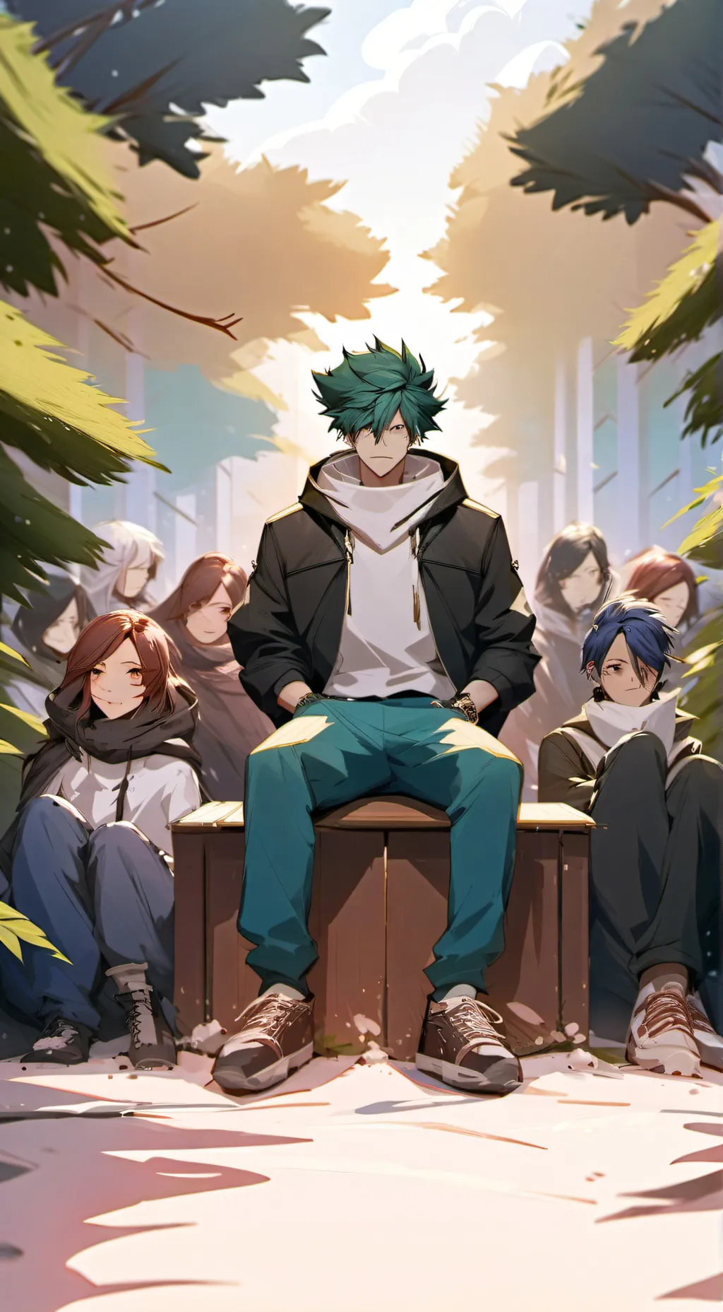 ai character: Mha pick me background