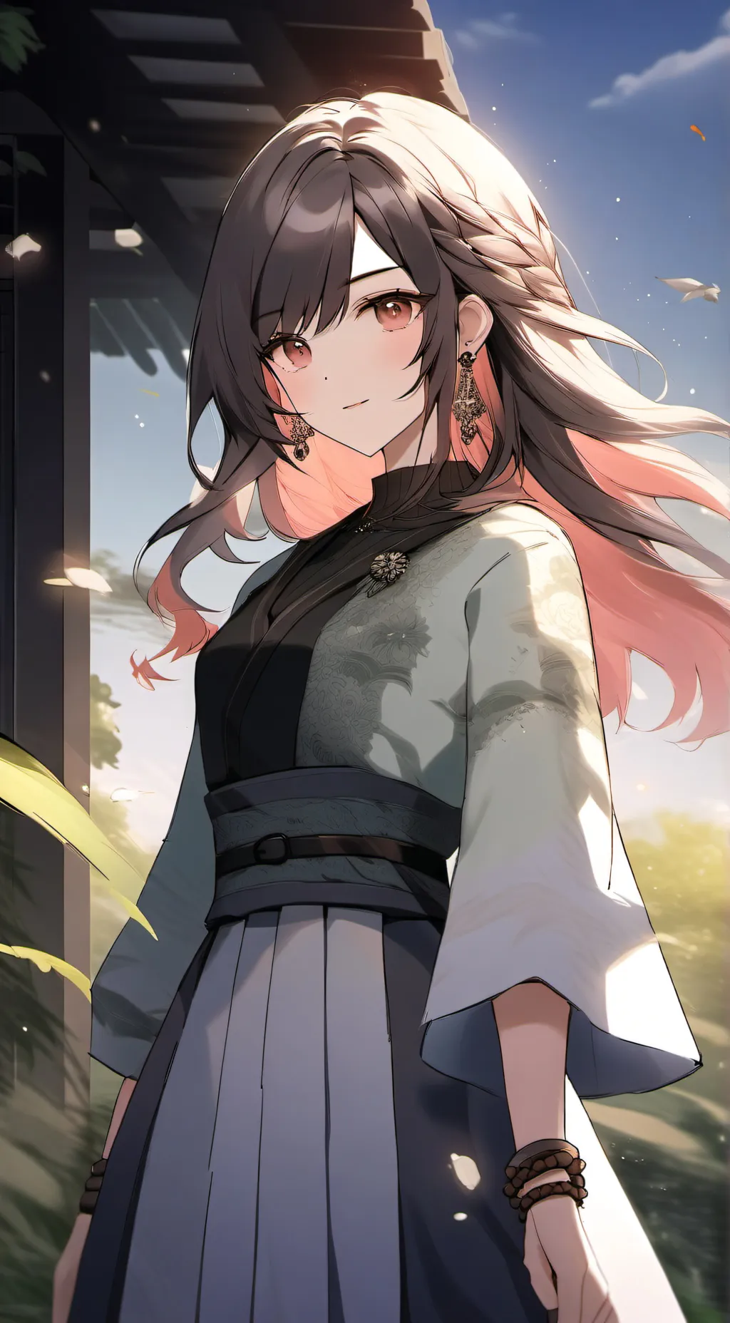 ai character: Mona china background