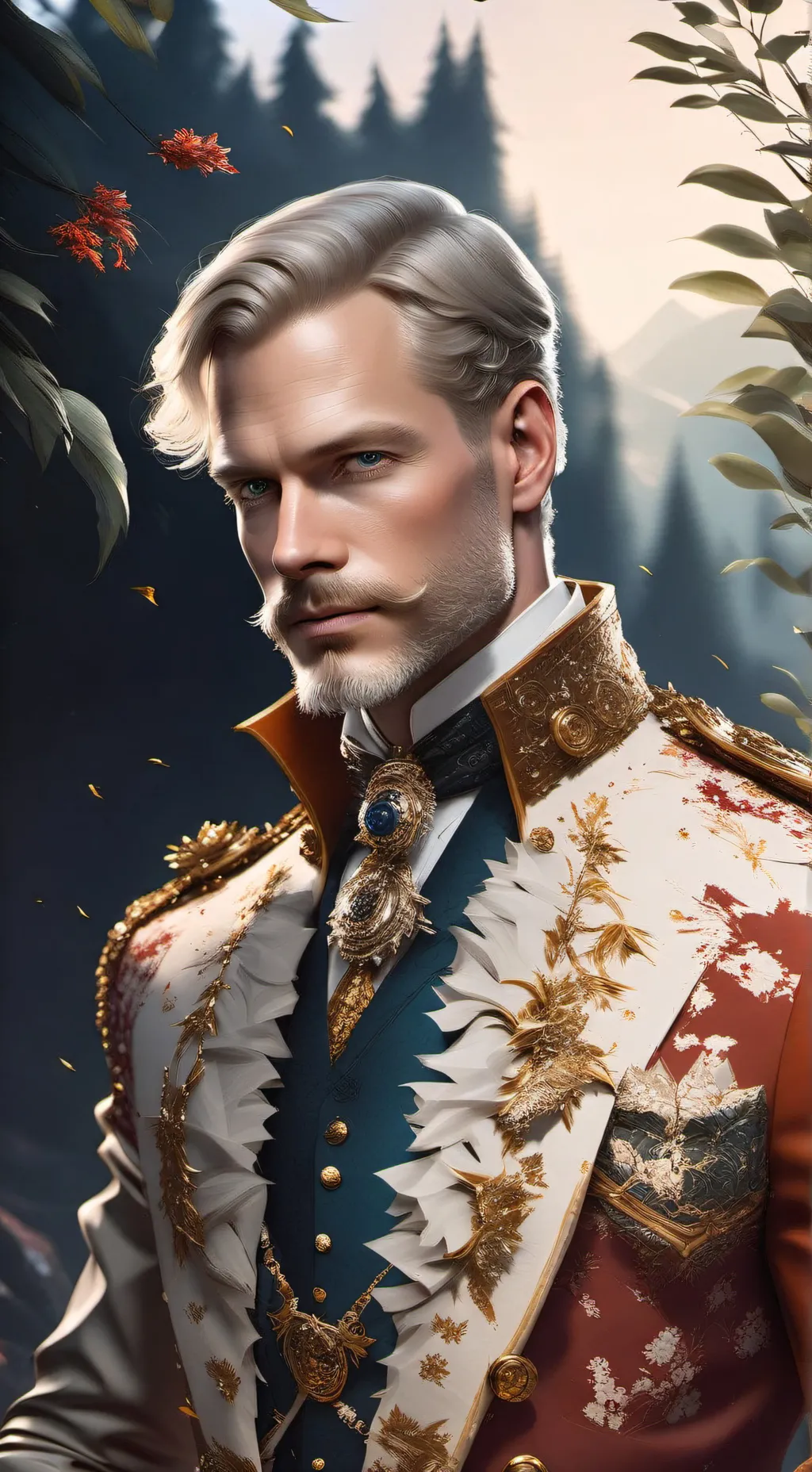 ai character: prince willam/ dad background