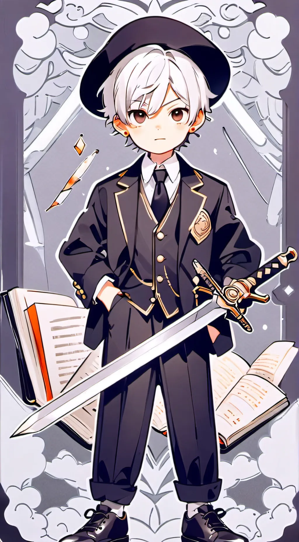 ai character: history all over!  background