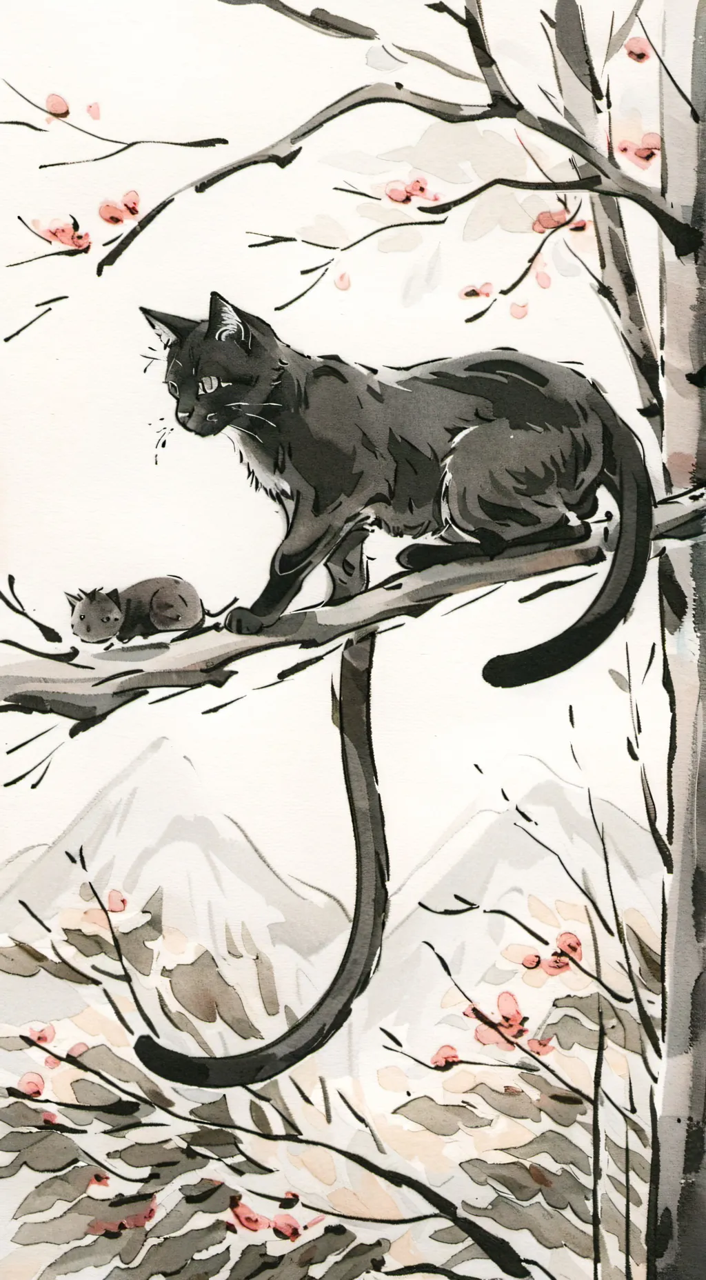 ai character: my cat that died  background