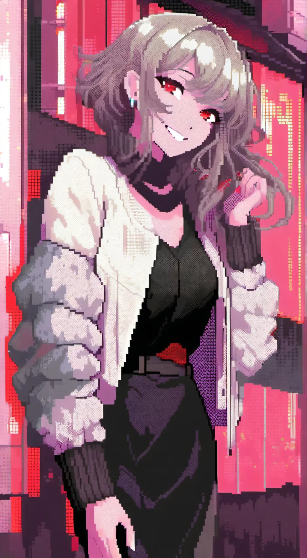 ai character: velvet background