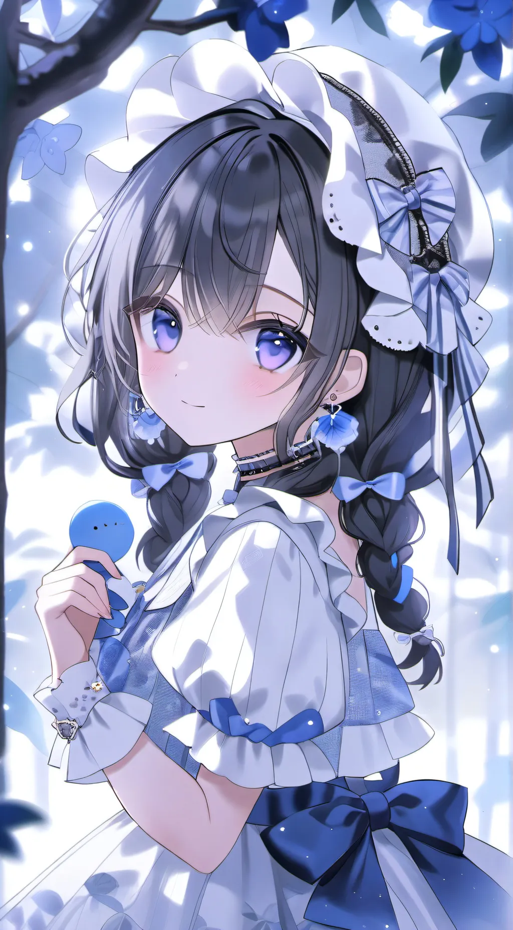 ai character: pearl background