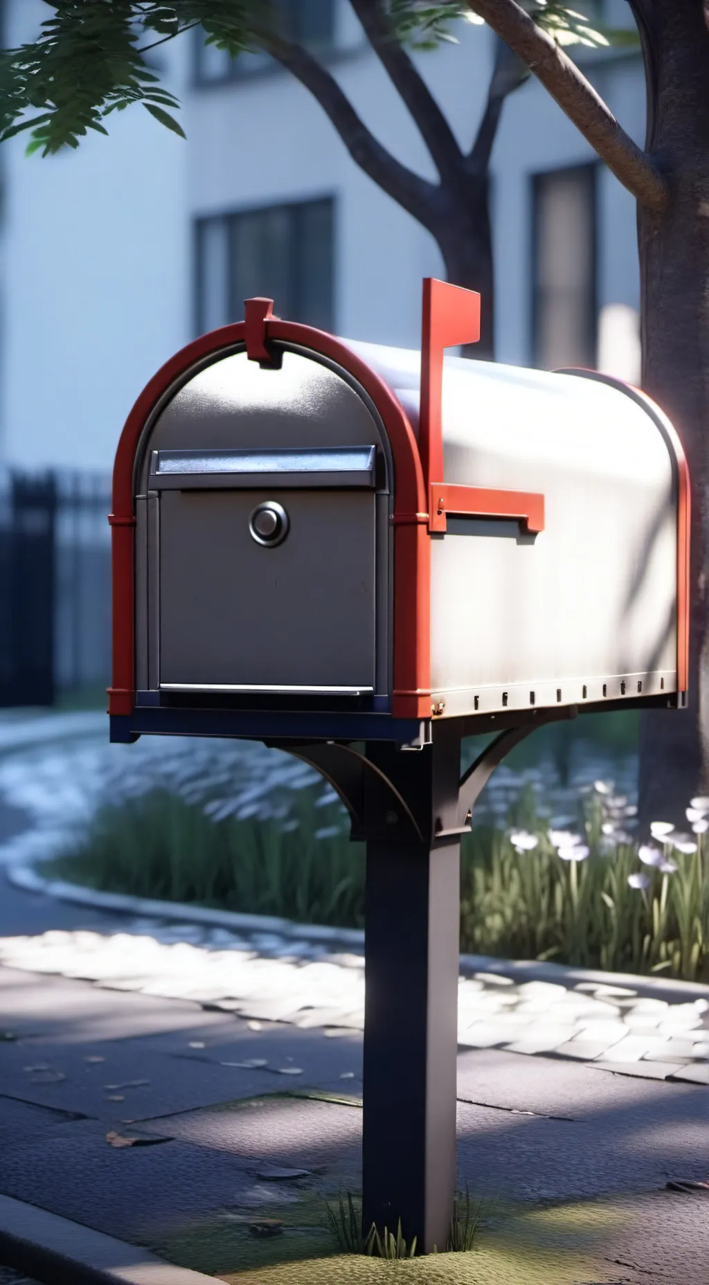 ai character: Mailbox  background
