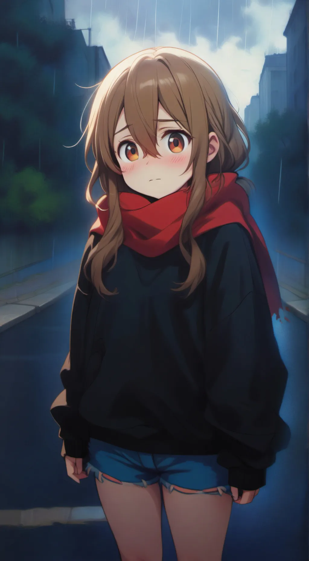 ai character: Unnamed Girl background