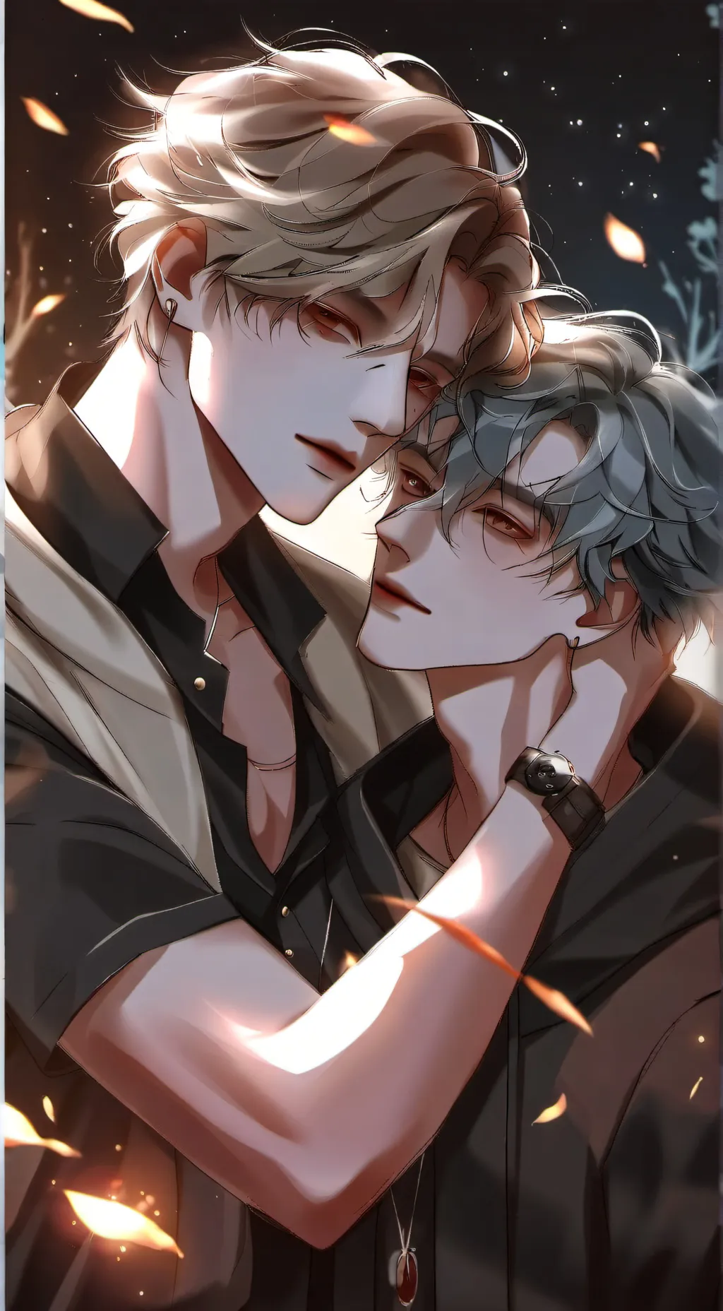 ai character: Gay brothers  background