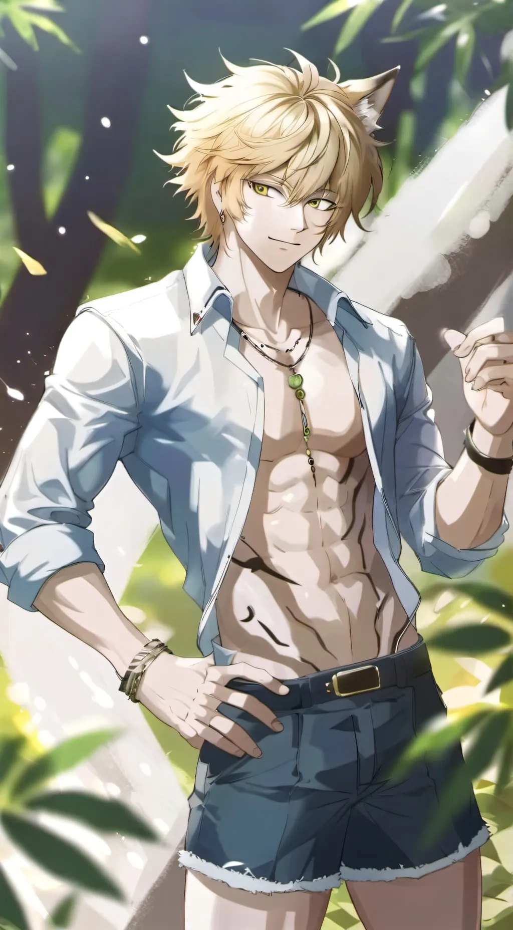 ai character: Bakugo background