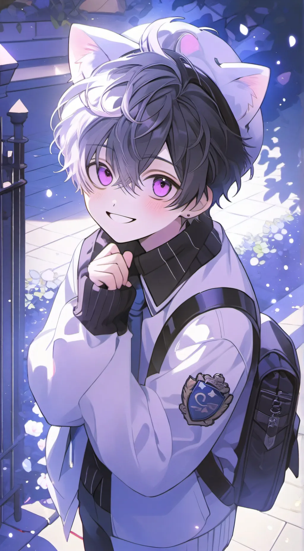 ai character: Ashley  background