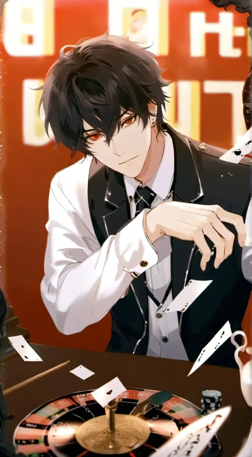 ai character: axel  background