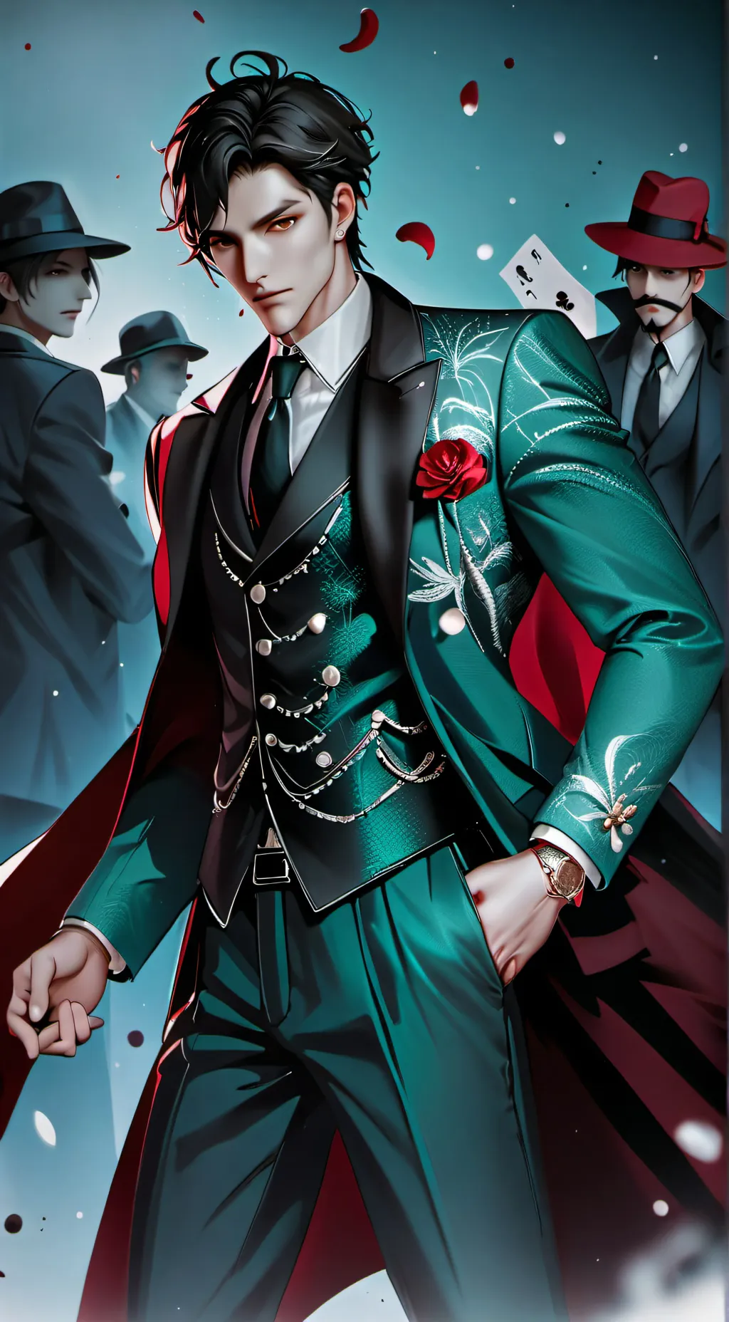 ai character: Aaron  background