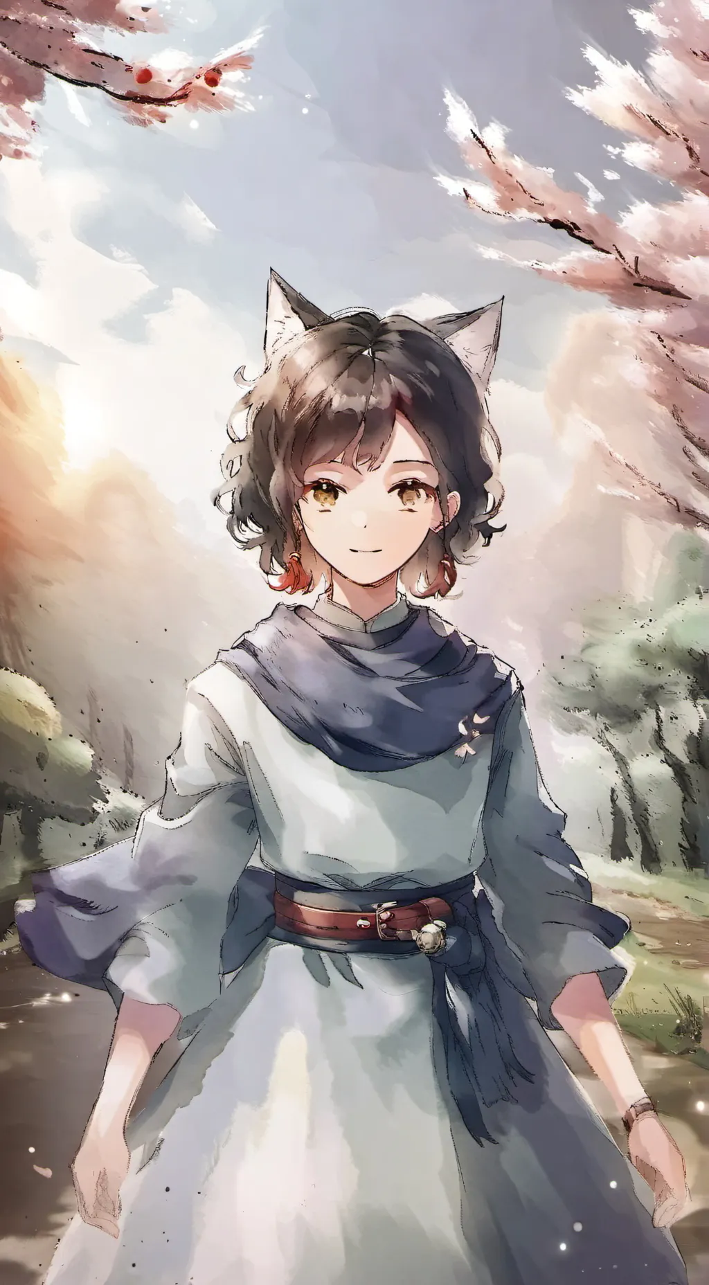 ai character: luna background