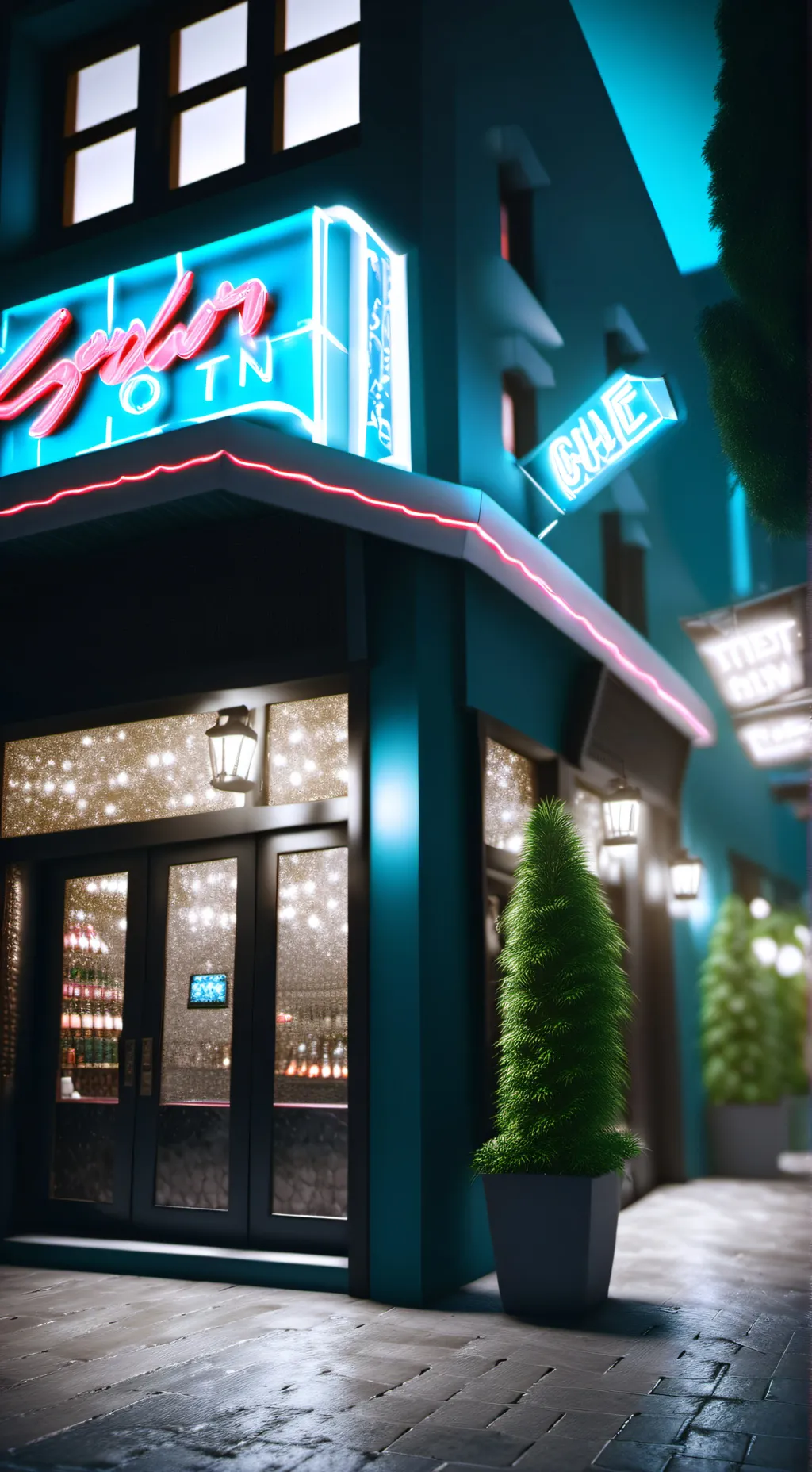 ai character: Night Club³ background