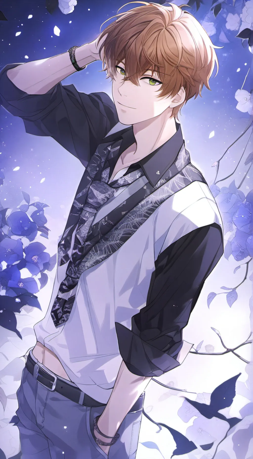 ai character: Marcus James.. background