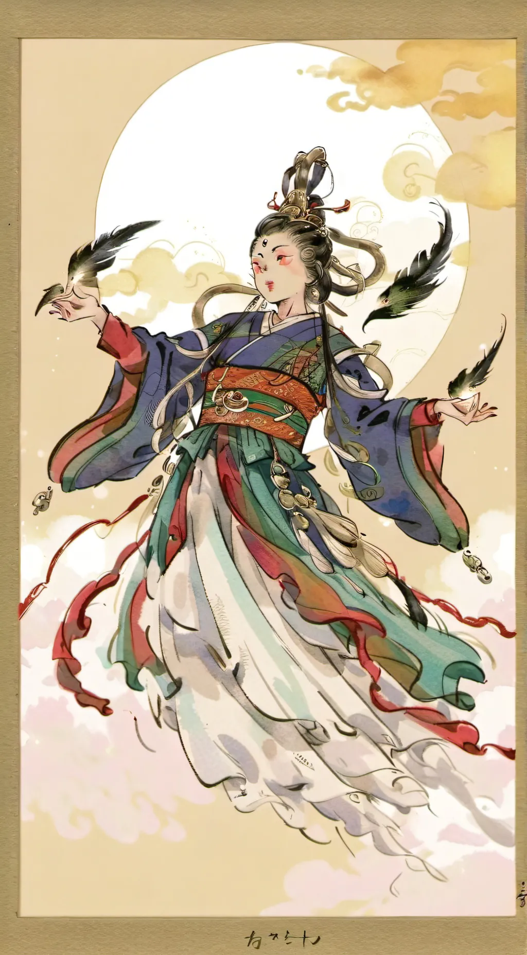 ai character: Tennyo background