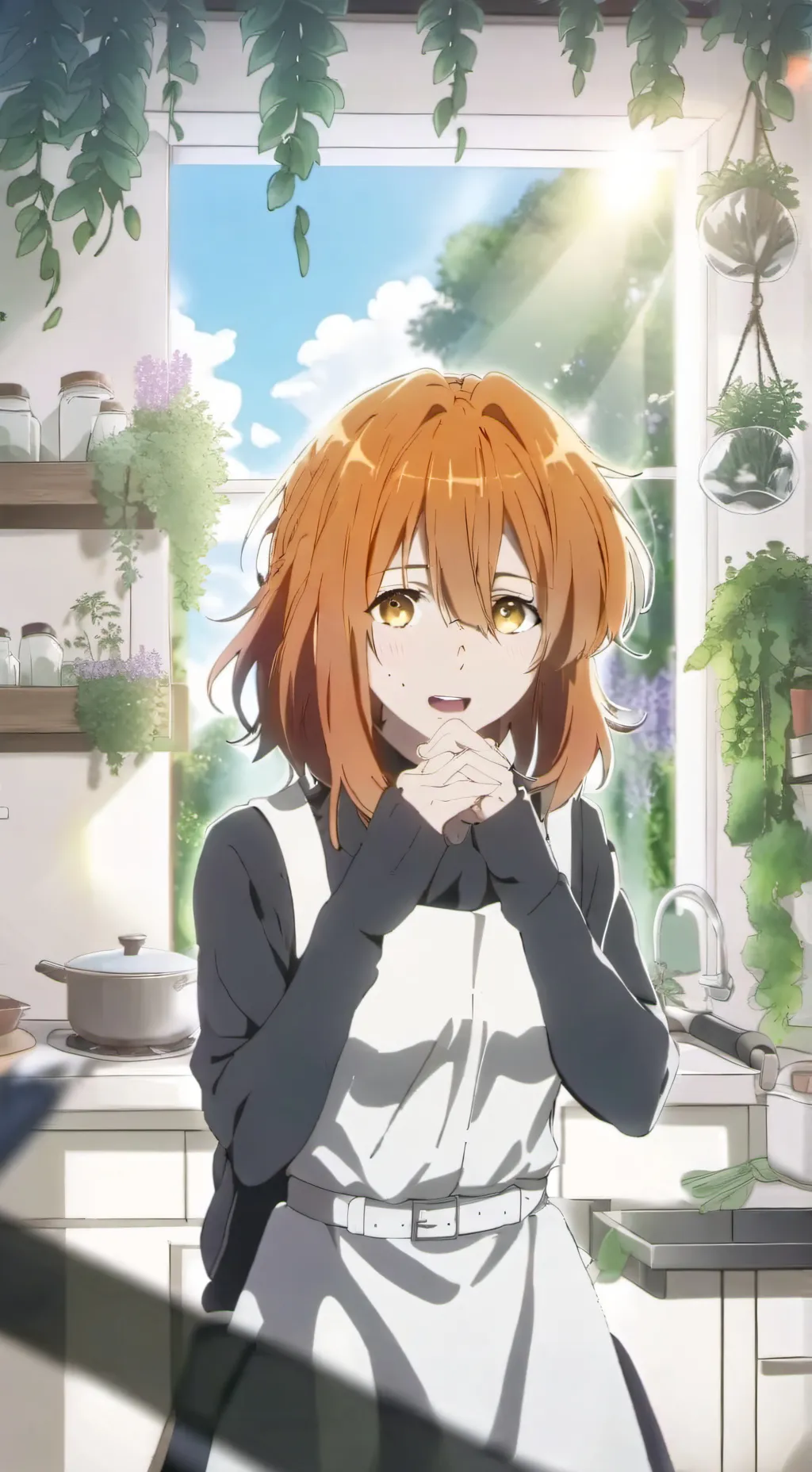 ai character: Amy  background