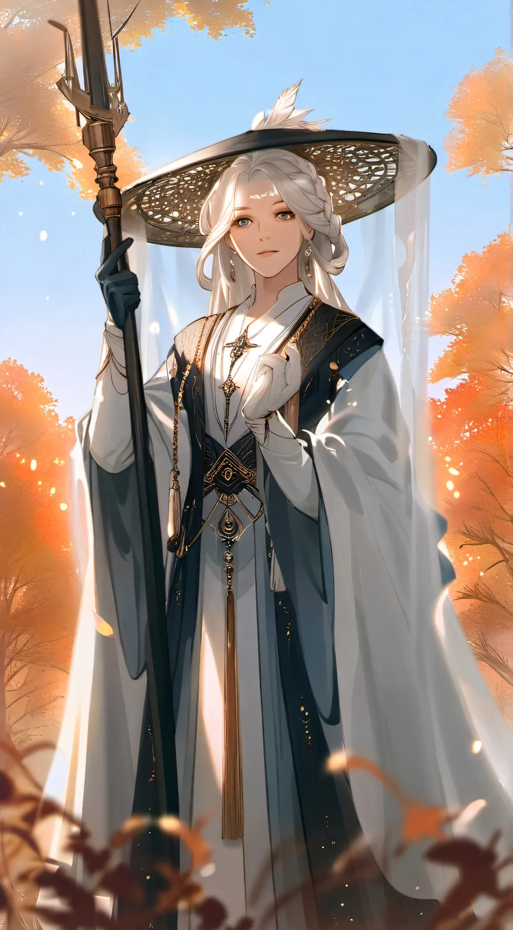 ai character: Azure veyra background