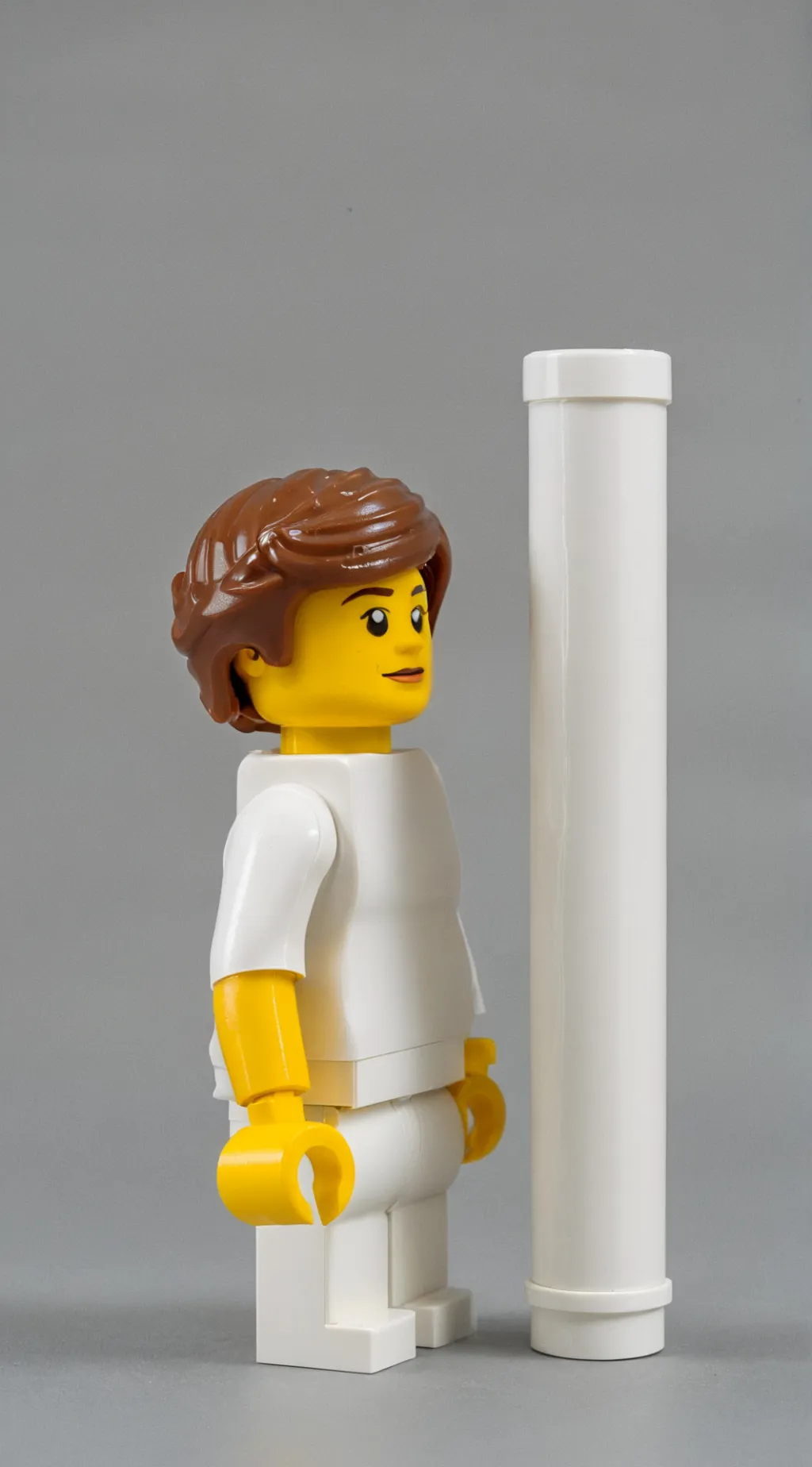 ai character: Metal tube background