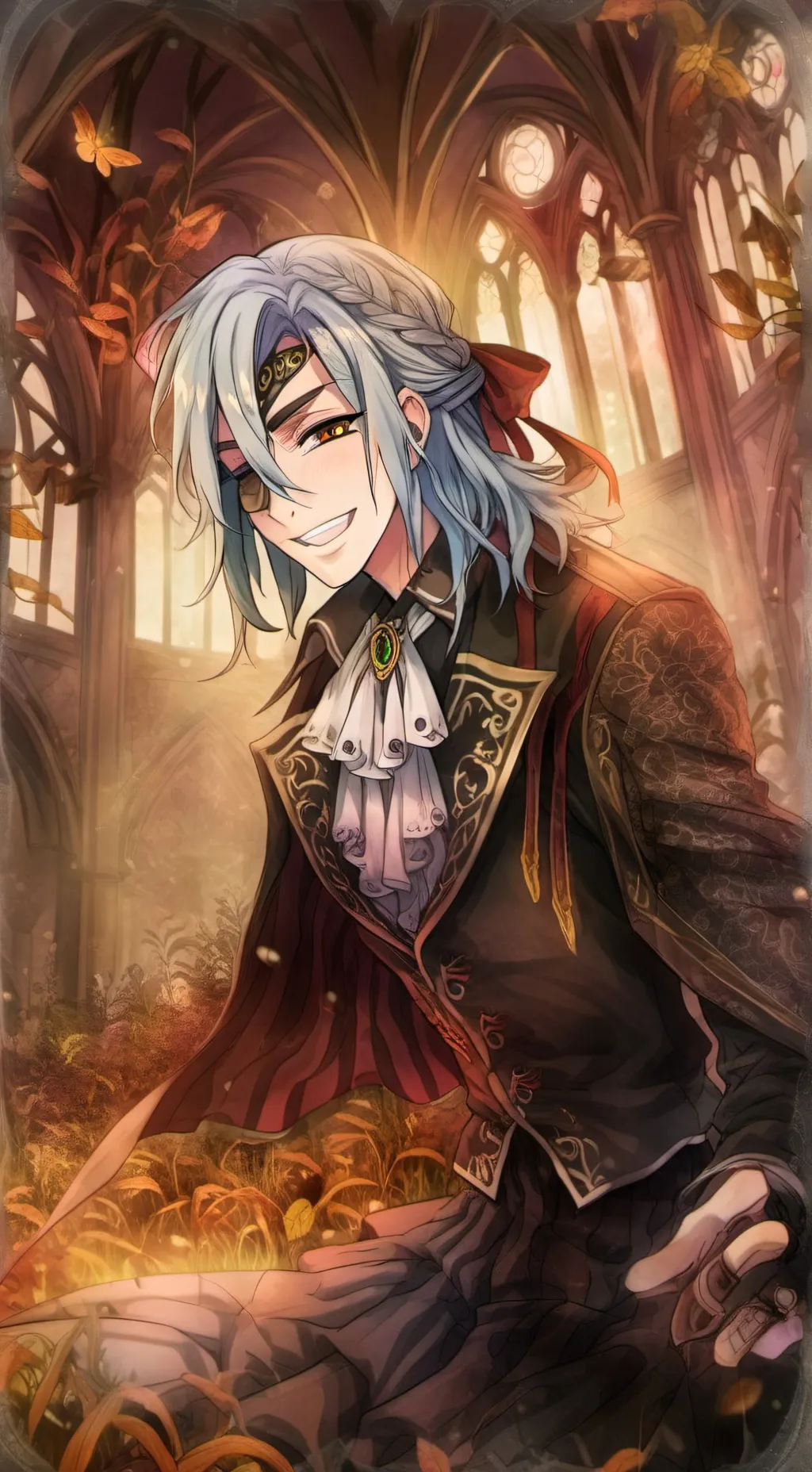 ai character: Uzui tengen background