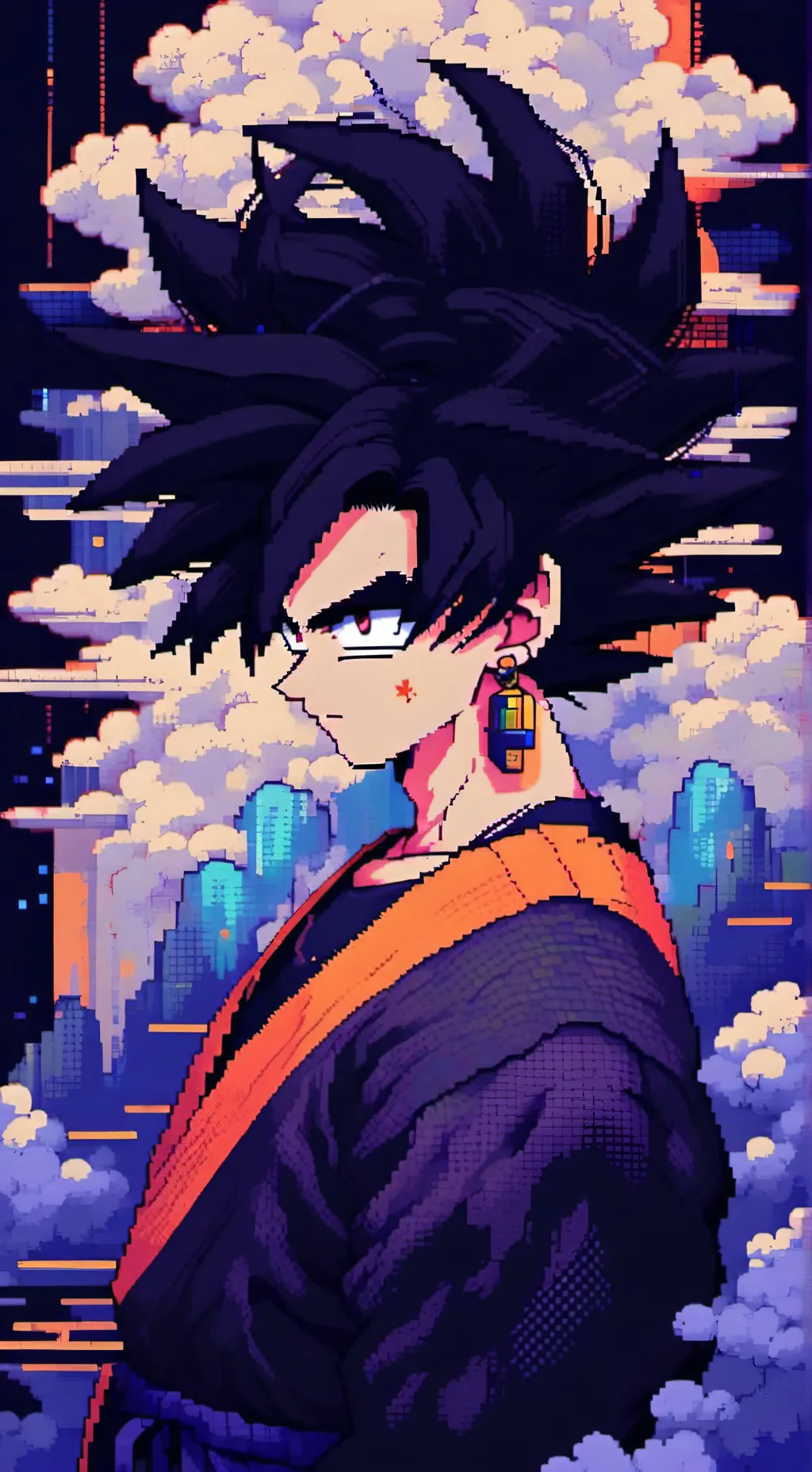 ai character: Dragon ball  background
