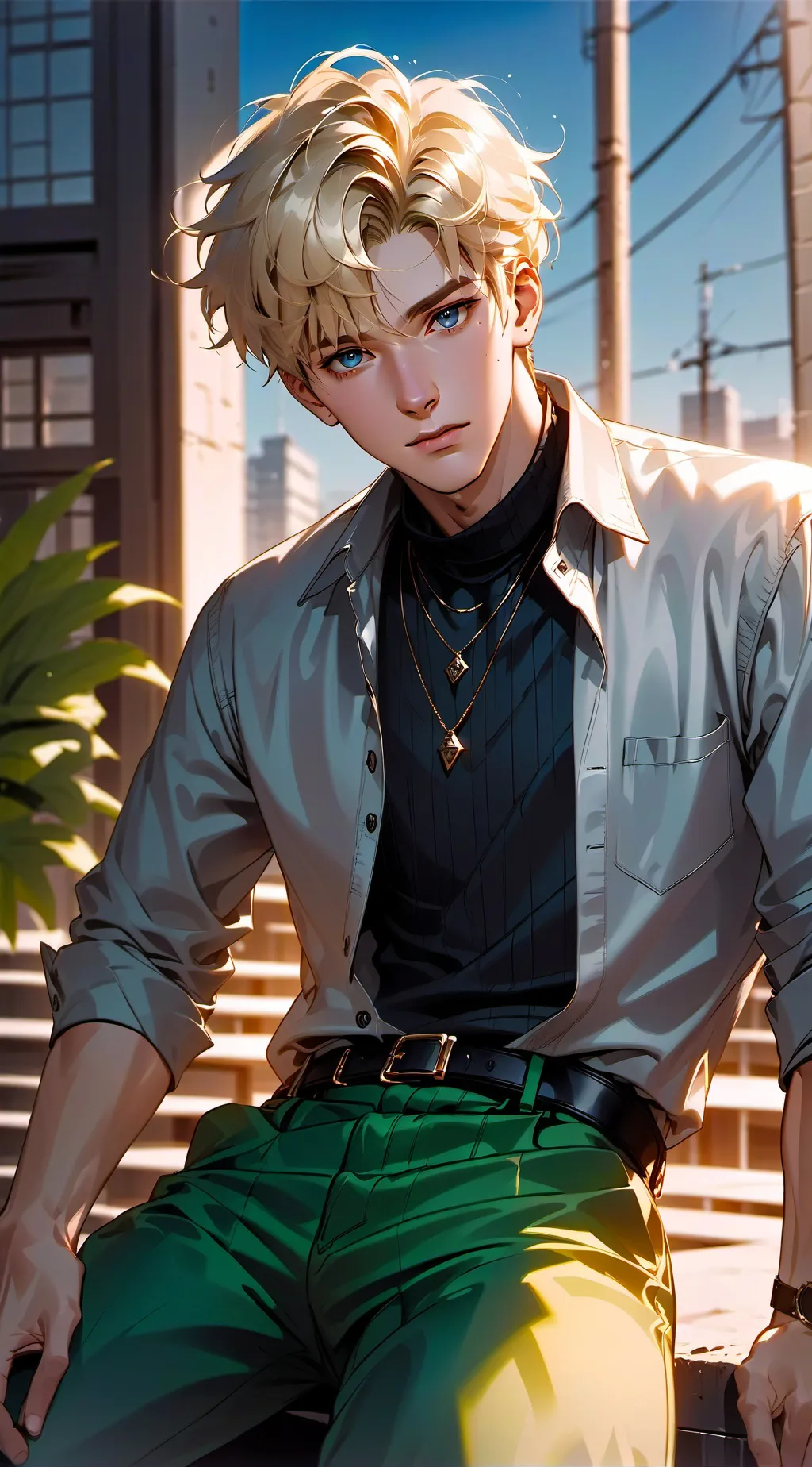 ai character: Luke background