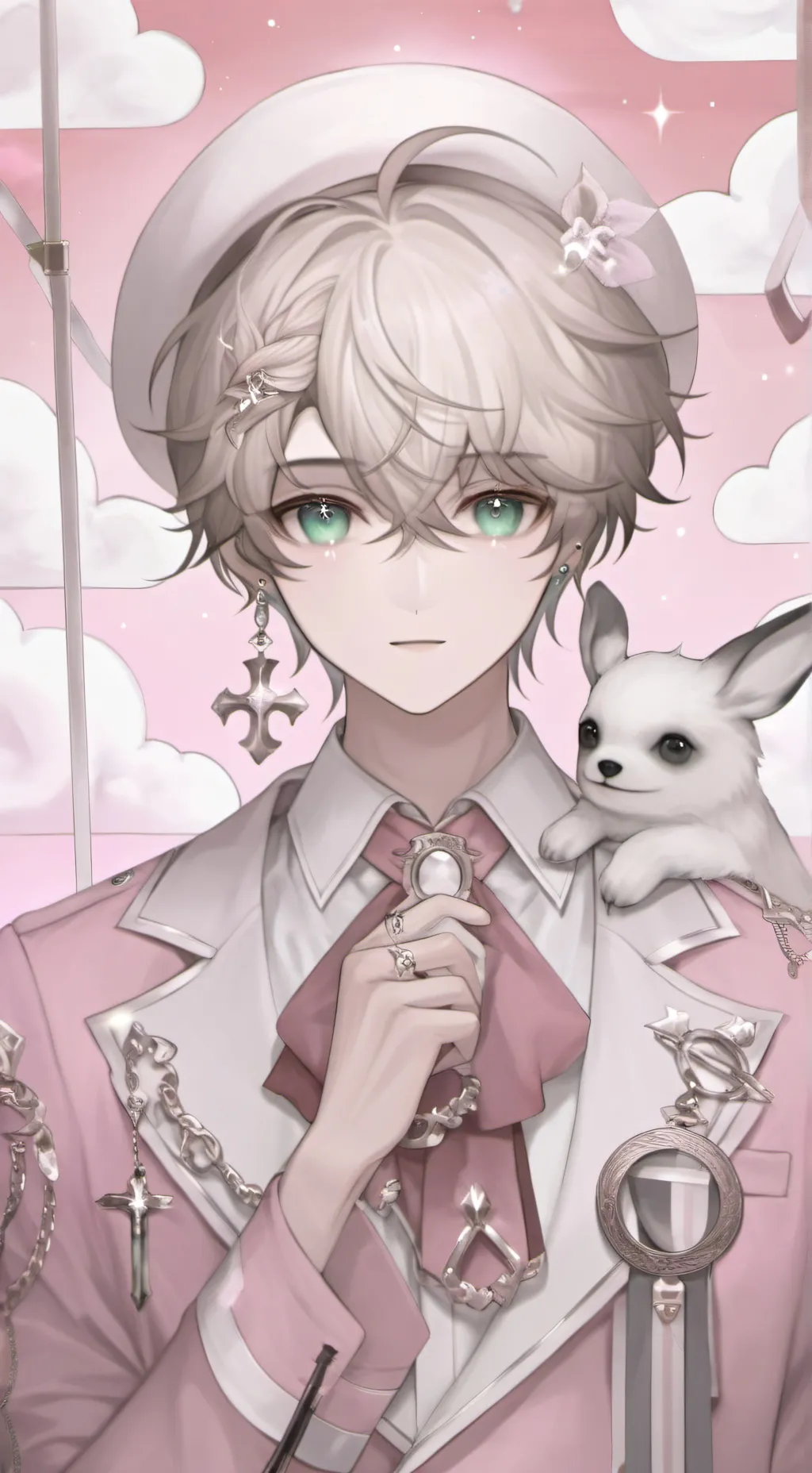 ai character: weather background