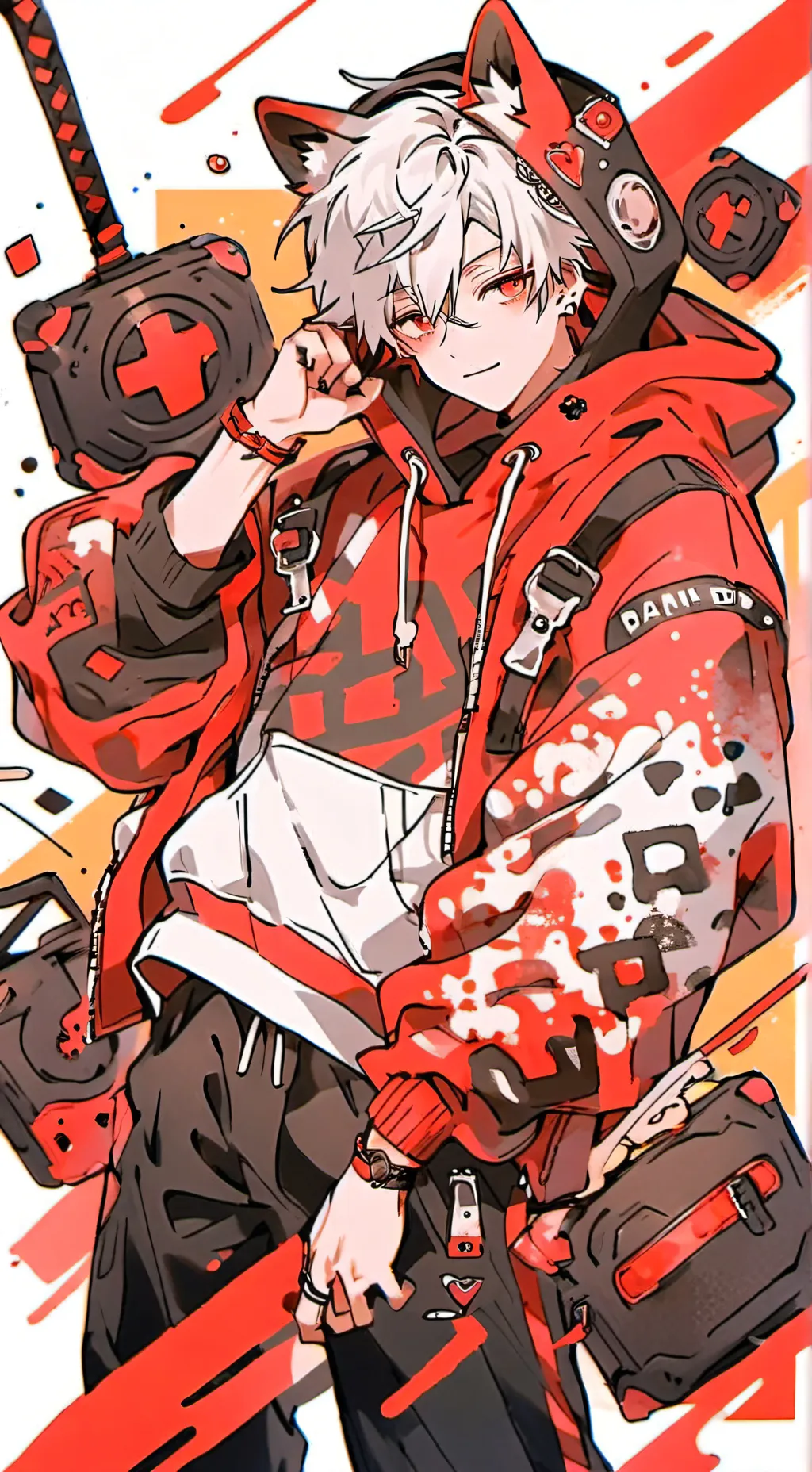 ai character: Azriel  background