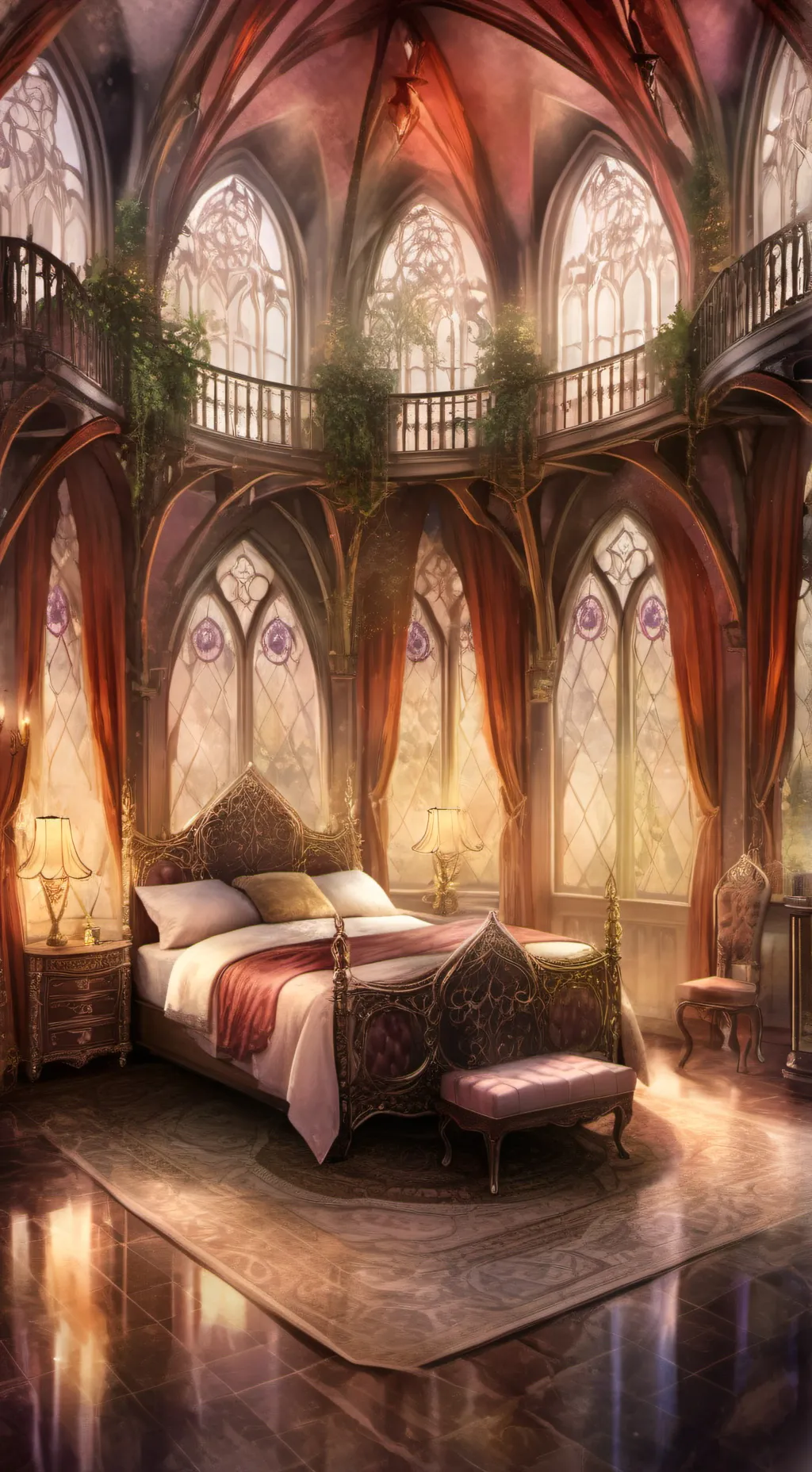 ai character: Hh singing  background