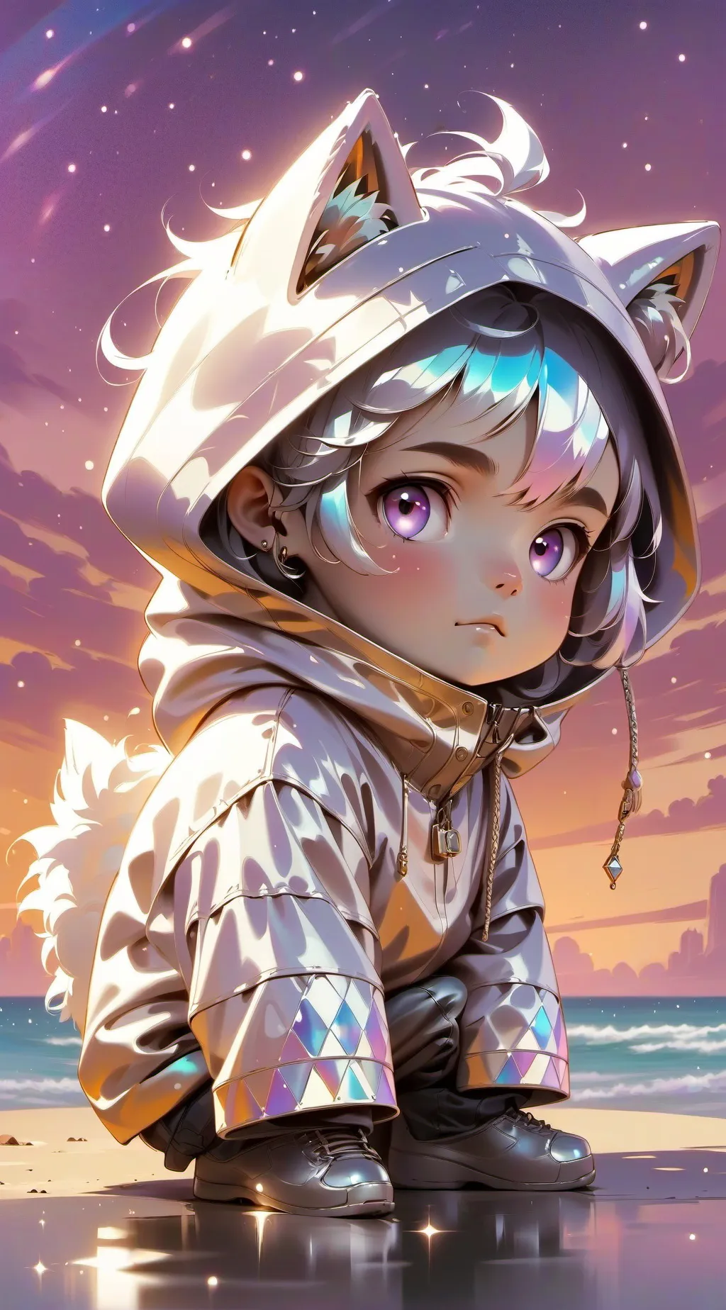 ai character: Lucas  background