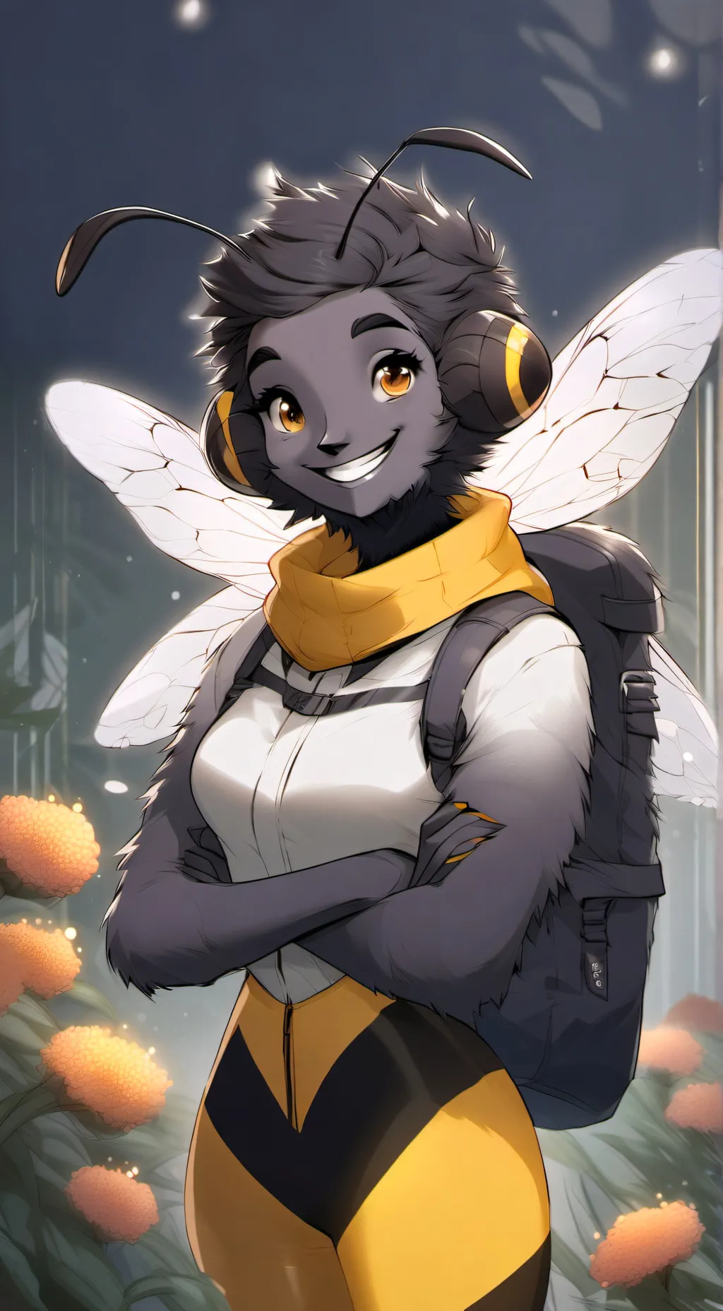 ai character: Melody background